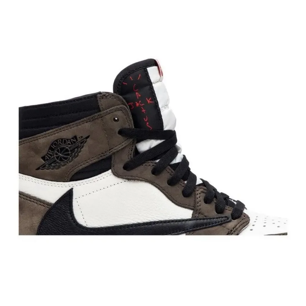 Jordan 1 Retro High OG Travis Scott Mocha 2019 Size 10 CD4487-100 New
